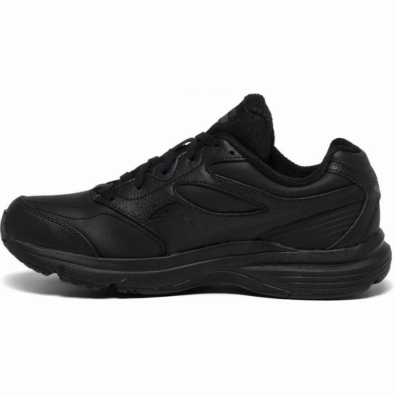 Women's Saucony Integrity Walker 3 Extra Wide Walking Shoes Black | UAE S36298-T72