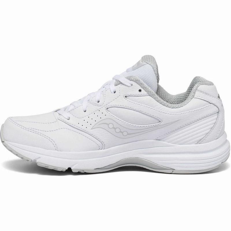 Women's Saucony Integrity Walker 3 Extra Wide Walking Shoes White | UAE S58072-Y25