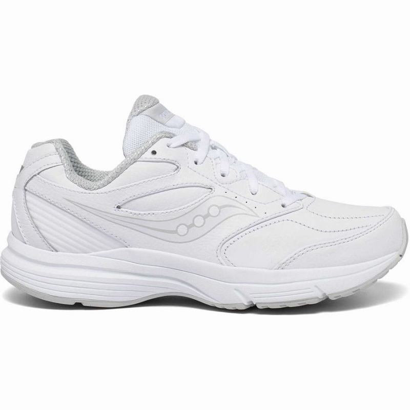 Women\'s Saucony Integrity Walker 3 Extra Wide Walking Shoes White | UAE S58072-Y25