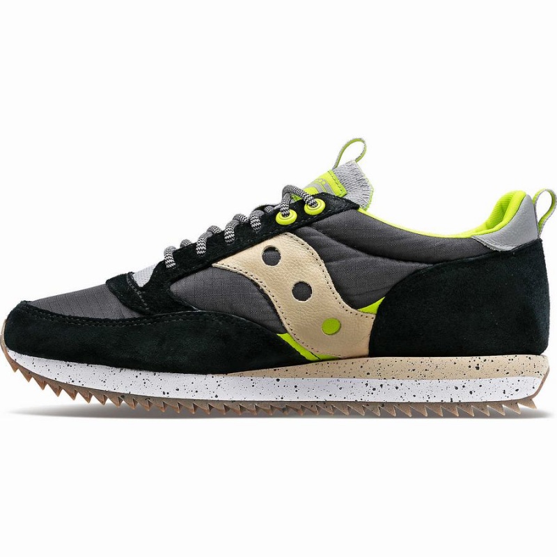 Women's Saucony Jazz 81 Peak Premium Sneakers Black / Light Green | UAE S60132-G54