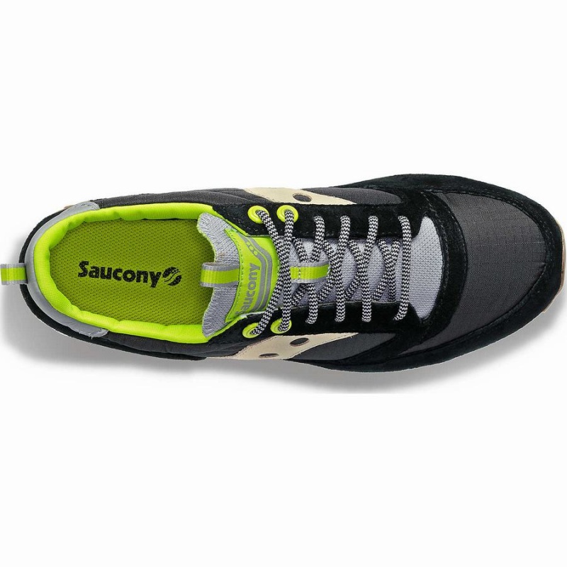 Women's Saucony Jazz 81 Peak Premium Sneakers Black / Light Green | UAE S60132-G54