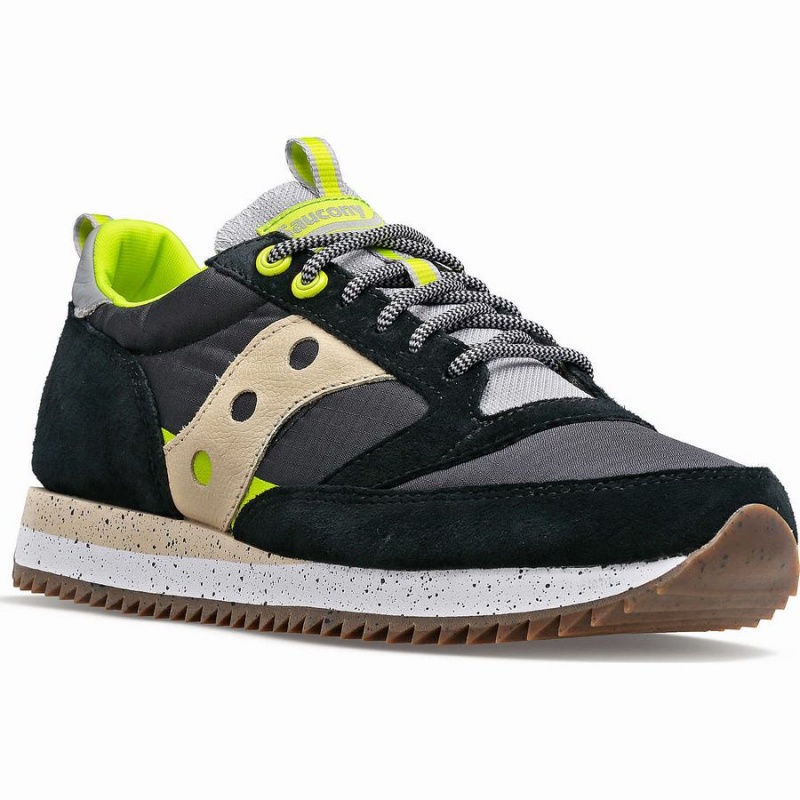 Women's Saucony Jazz 81 Peak Premium Sneakers Black / Light Green | UAE S60132-G54