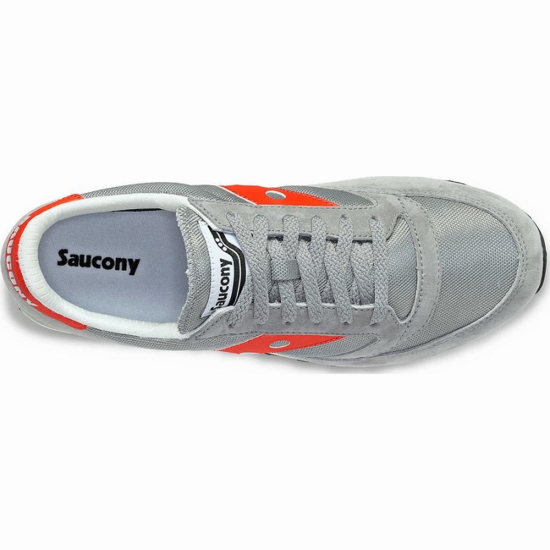 Women's Saucony Jazz 81 Sneakers Grey / Red | UAE S20594-K29