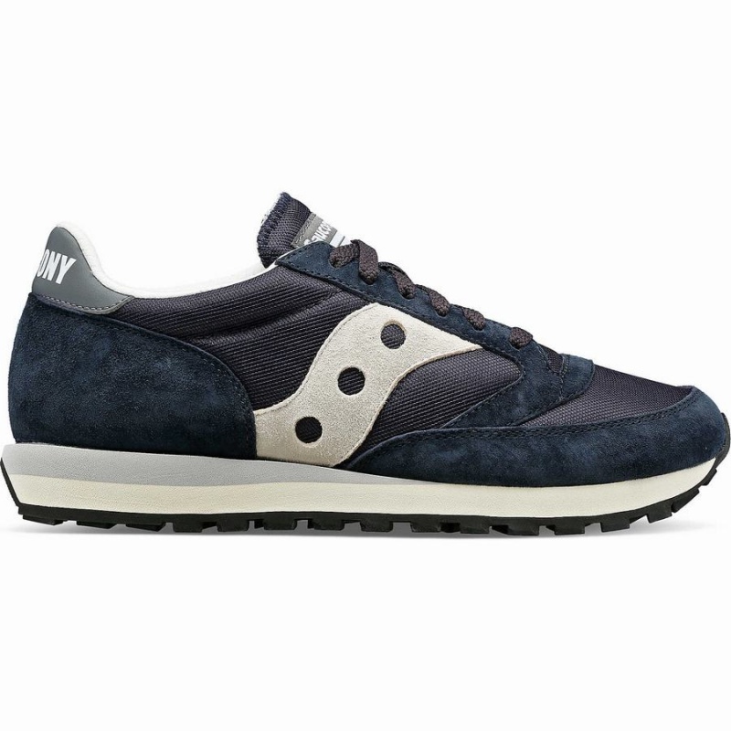 Women\'s Saucony Jazz 81 Sneakers Navy / Grey | UAE S64950-F53