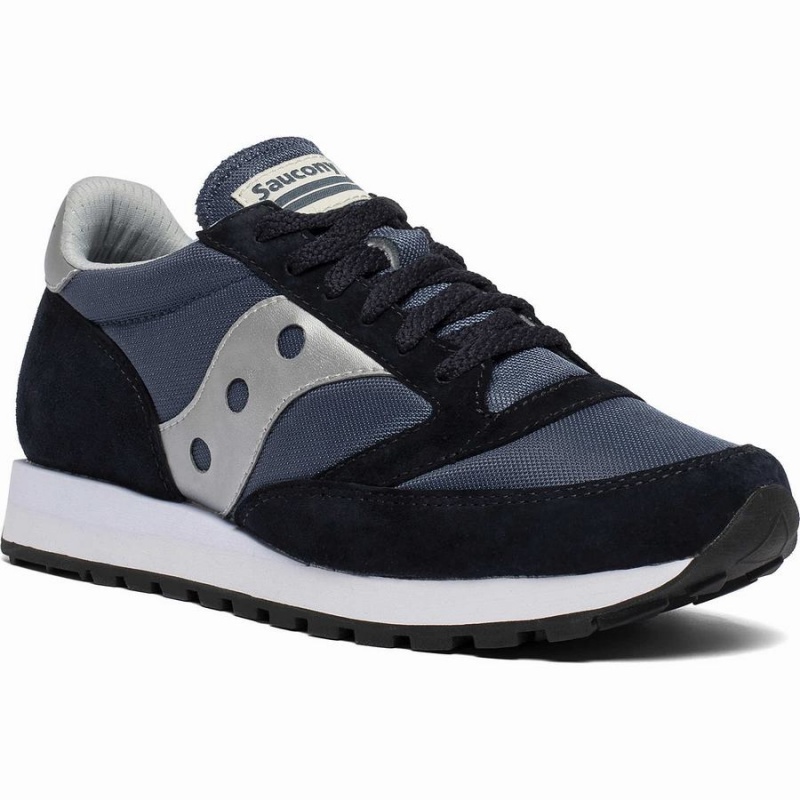 Women's Saucony Jazz 81 Sneakers Navy / Silver | UAE S31256-H25