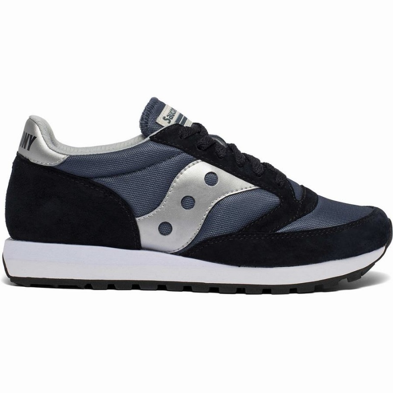 Women\'s Saucony Jazz 81 Sneakers Navy / Silver | UAE S31256-H25