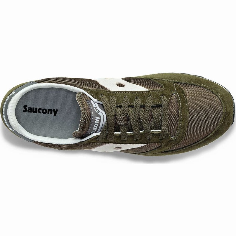 Women's Saucony Jazz 81 Sneakers Olive / Grey | UAE S38017-G25