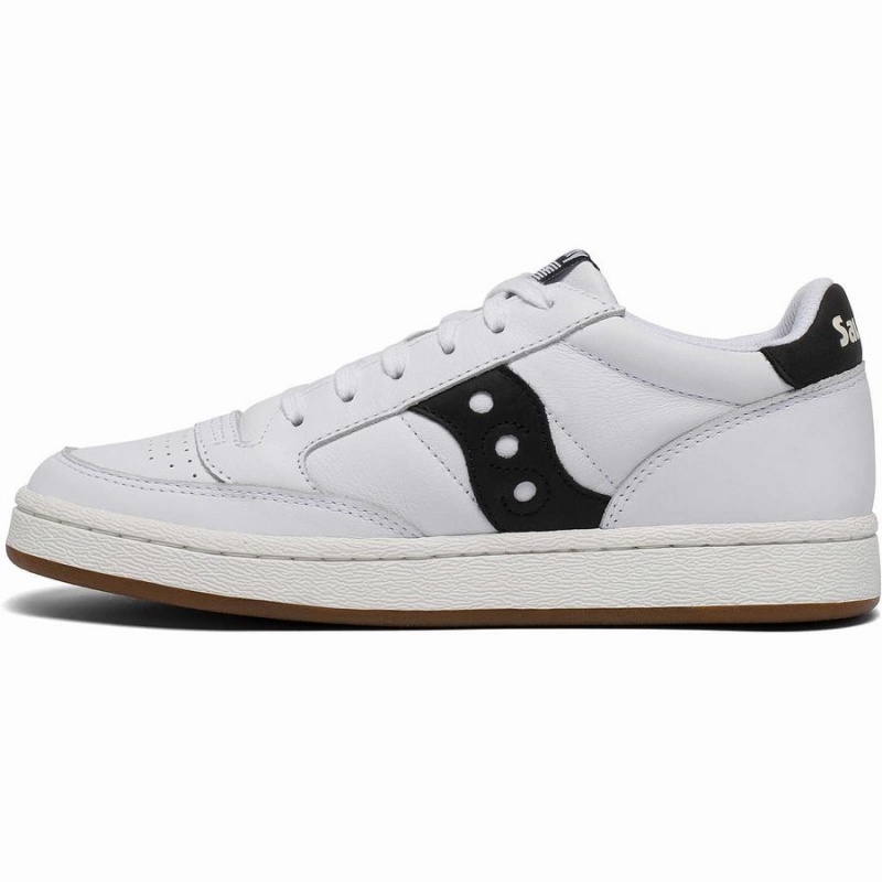 Women's Saucony Jazz Court Sneakers White / Black | UAE S06452-E85