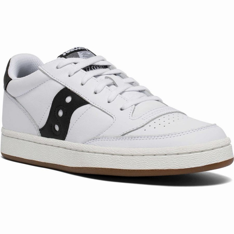 Women's Saucony Jazz Court Sneakers White / Black | UAE S06452-E85