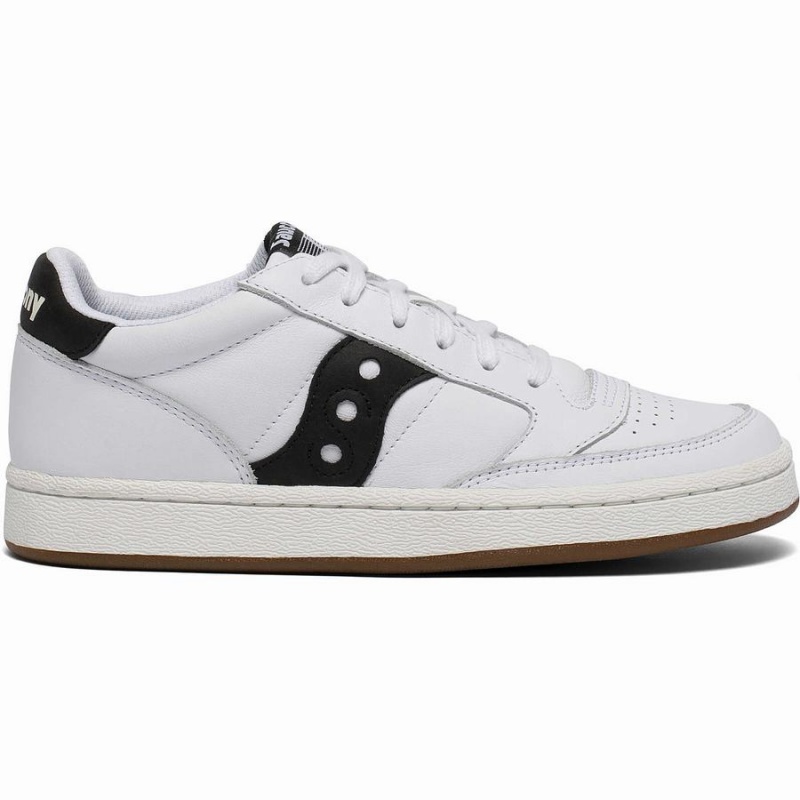 Women\'s Saucony Jazz Court Sneakers White / Black | UAE S06452-E85