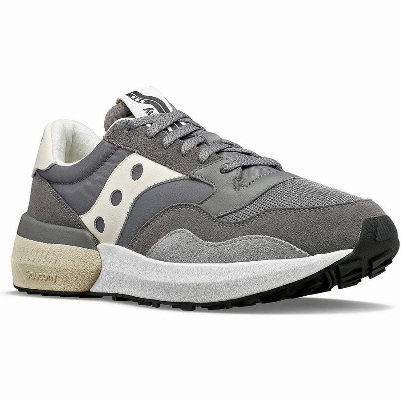 Women's Saucony Jazz NXT Sneakers Grey / Cream | UAE S51362-V98