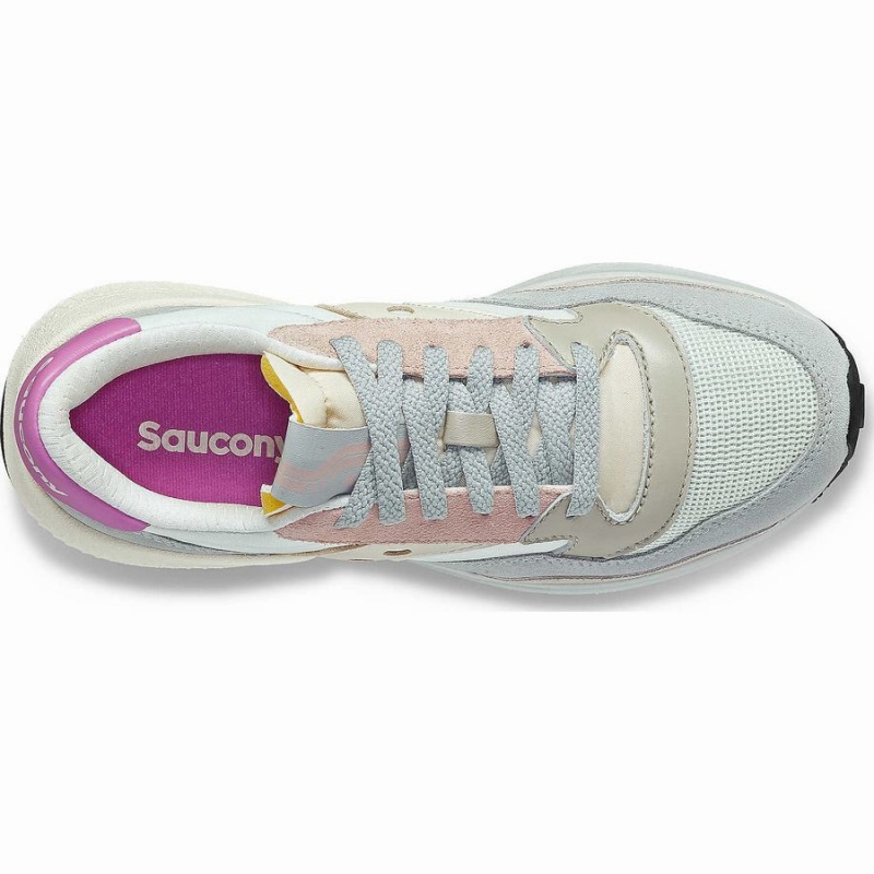 Women's Saucony Jazz NXT Sneakers White / Grey / Rose | UAE S80269-A94