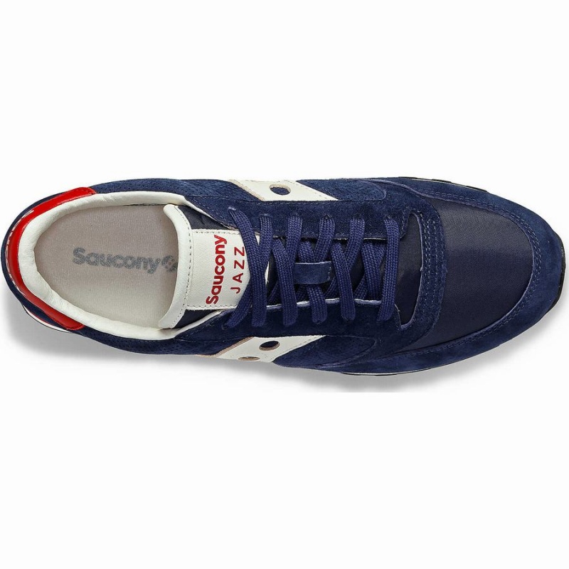 Women's Saucony Jazz Original Premium Sneakers Navy | UAE S23159-B35