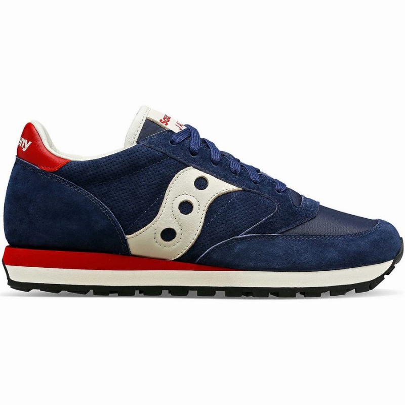 Women\'s Saucony Jazz Original Premium Sneakers Navy | UAE S23159-B35