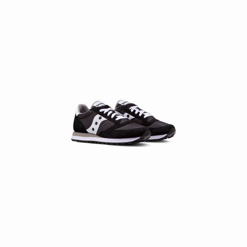 Women's Saucony Jazz Original Sneakers Black / White | UAE S21907-Y02