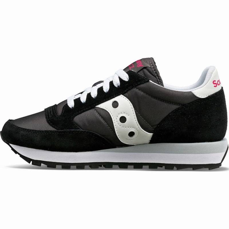 Women's Saucony Jazz Original Sneakers Black / White | UAE S71562-C14