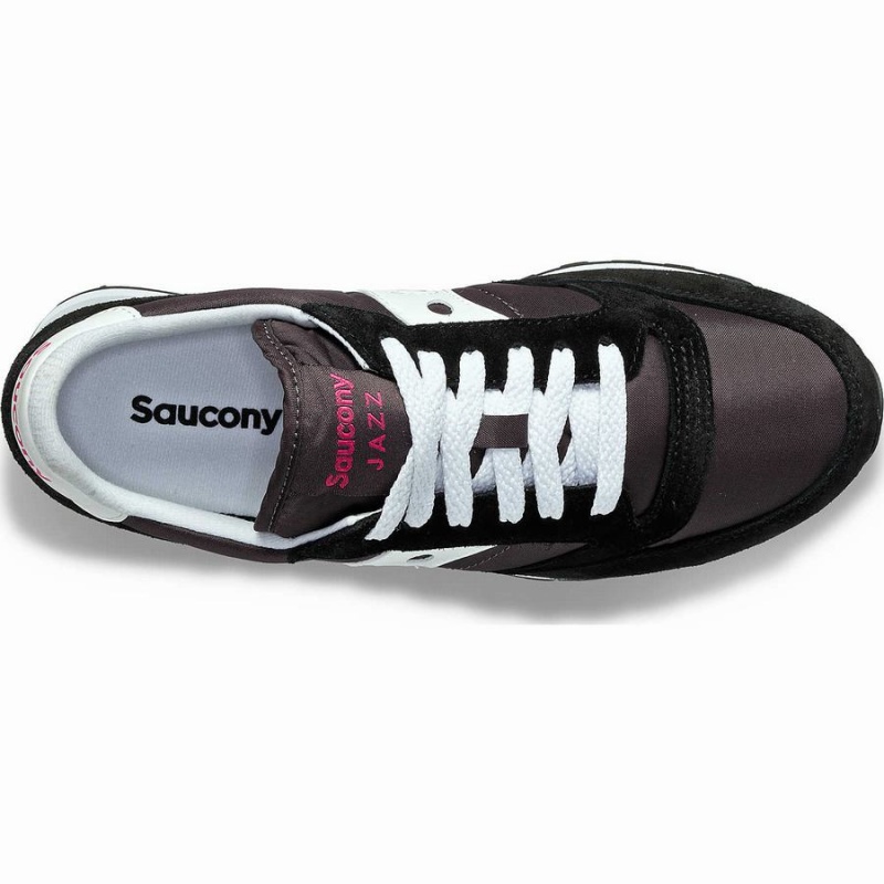 Women's Saucony Jazz Original Sneakers Black / White | UAE S71562-C14