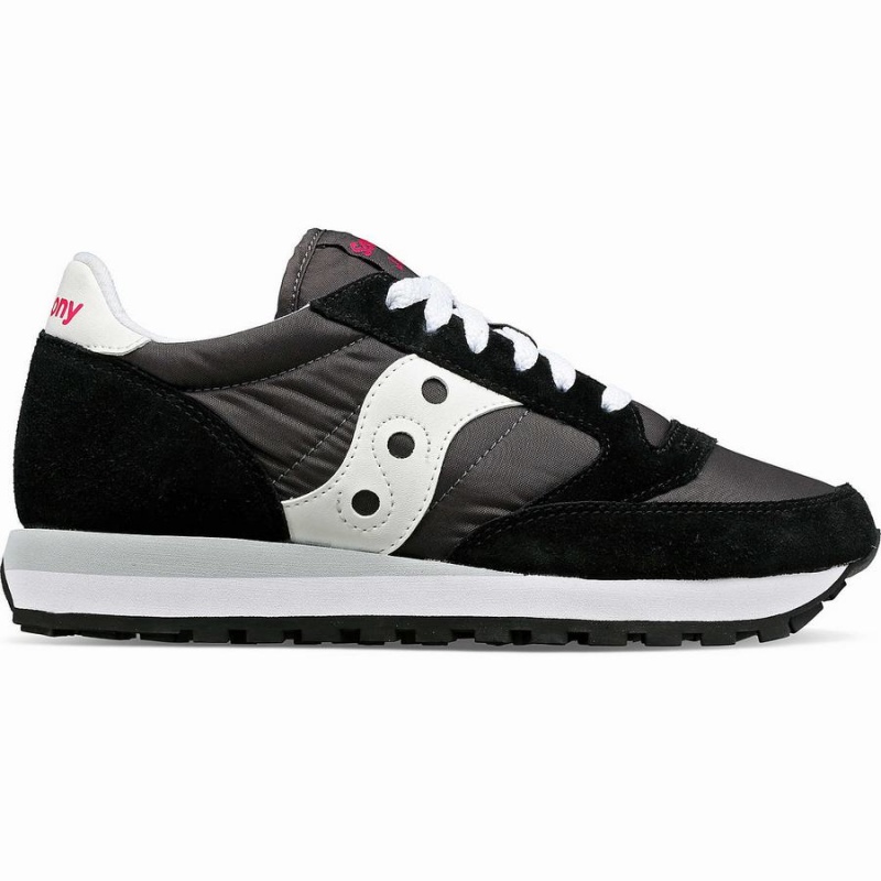 Women\'s Saucony Jazz Original Sneakers Black / White | UAE S71562-C14