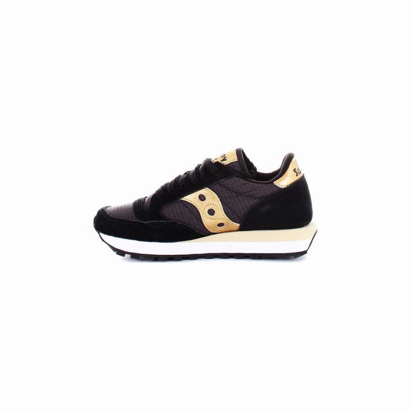 Women's Saucony Jazz Original Sneakers Black / Gold | UAE S23197-V15