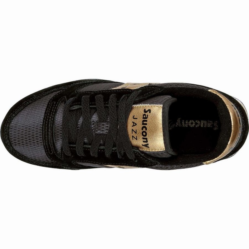 Women's Saucony Jazz Original Sneakers Black / Gold | UAE S23197-V15