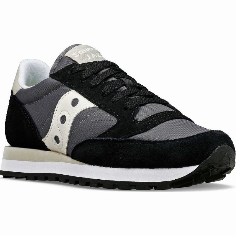 Women's Saucony Jazz Original Sneakers Black / Cream | UAE S29154-B03