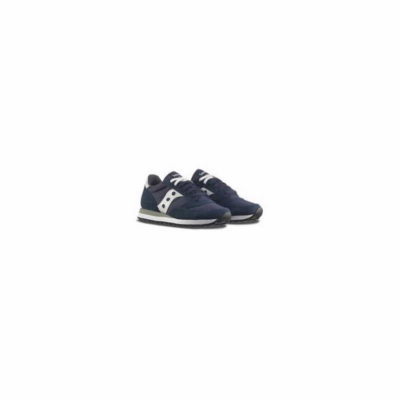 Women's Saucony Jazz Original Sneakers Navy / White | UAE S92506-R34