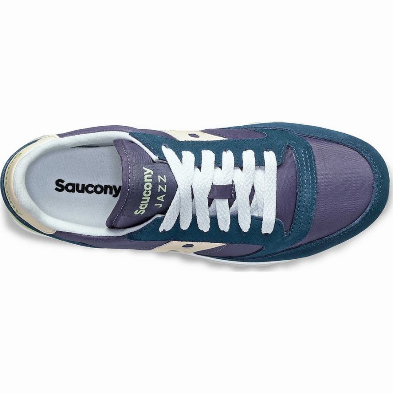 Women's Saucony Jazz Original Sneakers Navy / Cream | UAE S56327-X57