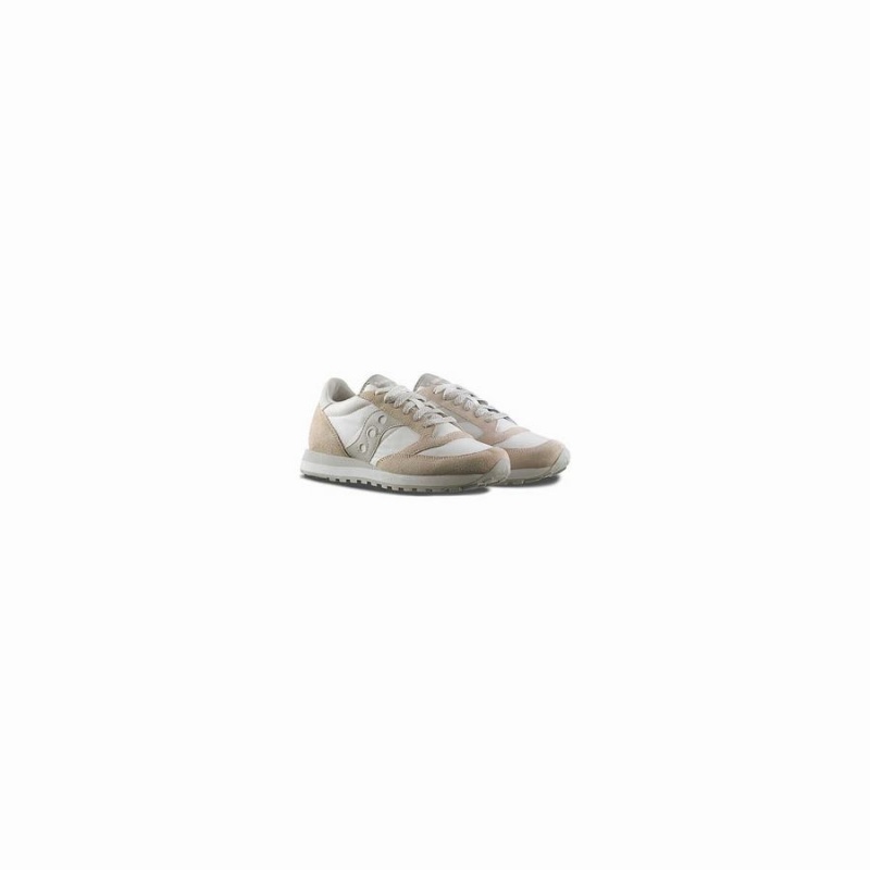 Women's Saucony Jazz Original Sneakers White / Grey | UAE S84197-P61