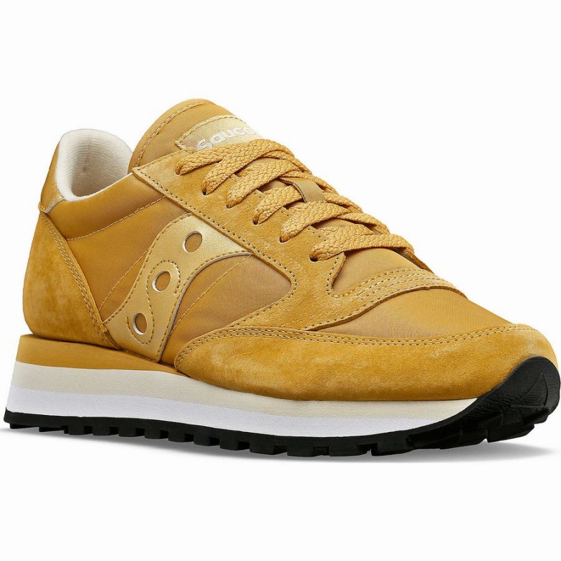 Women's Saucony Jazz Triple Sneakers Beige | UAE S05462-V52