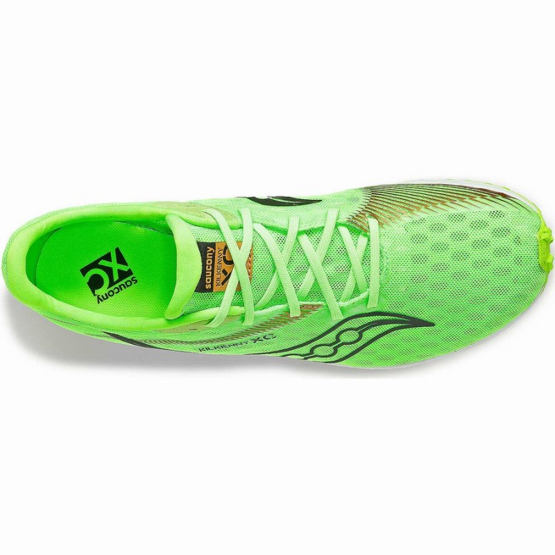 Women's Saucony Kilkenny XC9 Spike Track Spikes Green | UAE S91624-D45