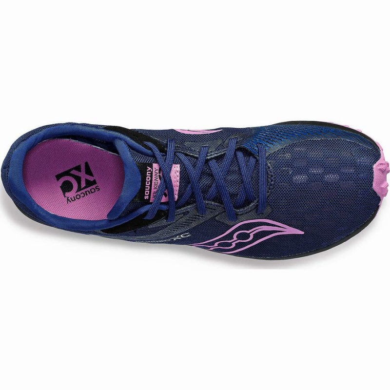 Women's Saucony Kilkenny XC9 Spike Track Spikes Indigo | UAE S84719-G07