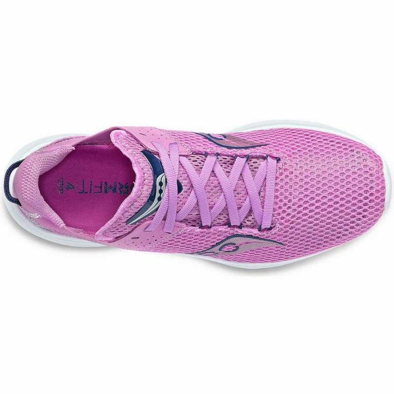 Women's Saucony Kinvara 14 Running Shoes Purple / Indigo | UAE S09263-A30