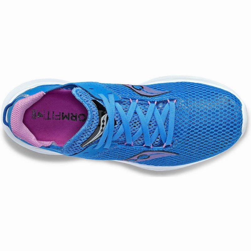 Women's Saucony Kinvara 14 Running Shoes Blue | UAE S19485-H95