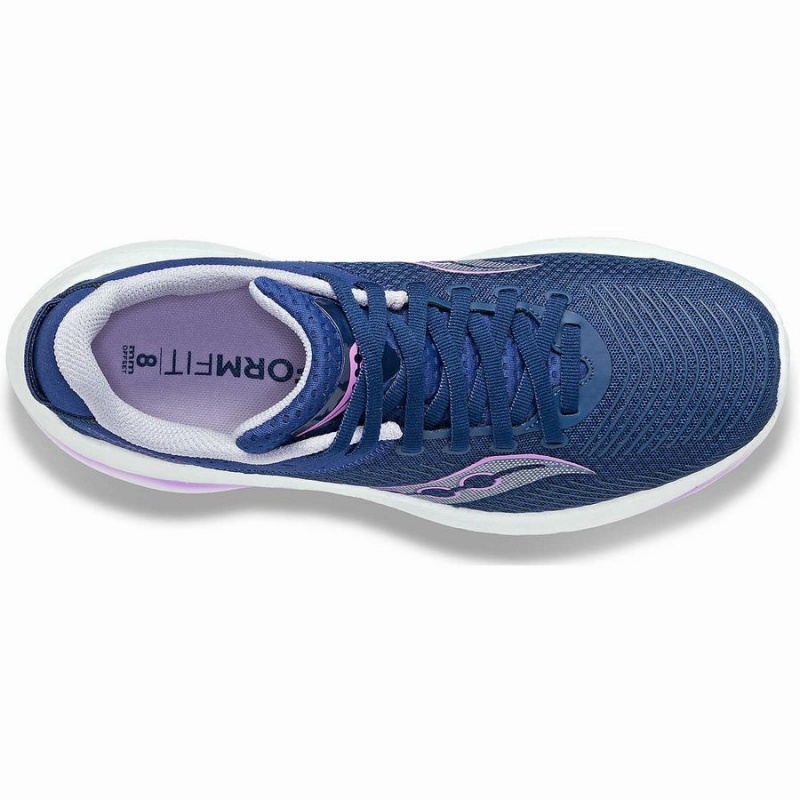 Women's Saucony Kinvara Pro Running Shoes Indigo / Purple | UAE S84103-A58