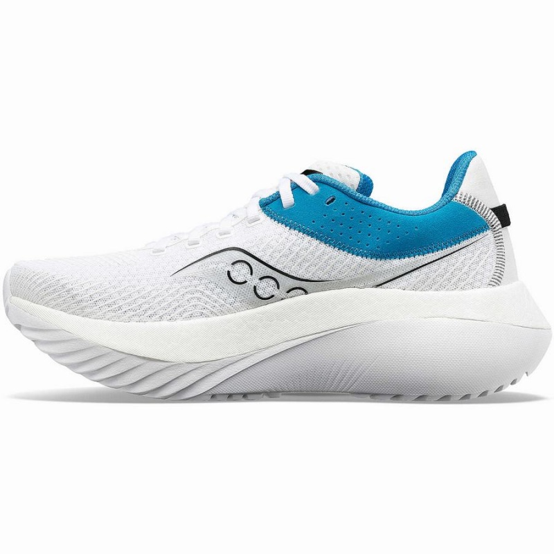 Women's Saucony Kinvara Pro Running Shoes White / Blue | UAE S65349-D40