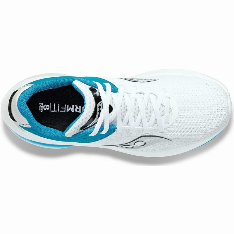 Women's Saucony Kinvara Pro Running Shoes White / Blue | UAE S65349-D40