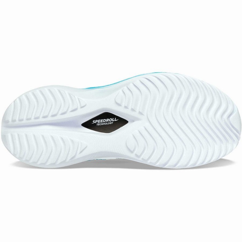 Women's Saucony Kinvara Pro Running Shoes White / Blue | UAE S65349-D40