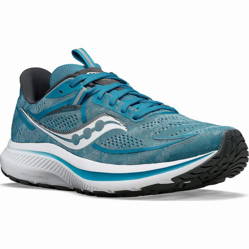 Women's Saucony Omni 21 Running Shoes Turquoise / Grey | UAE S02368-A50