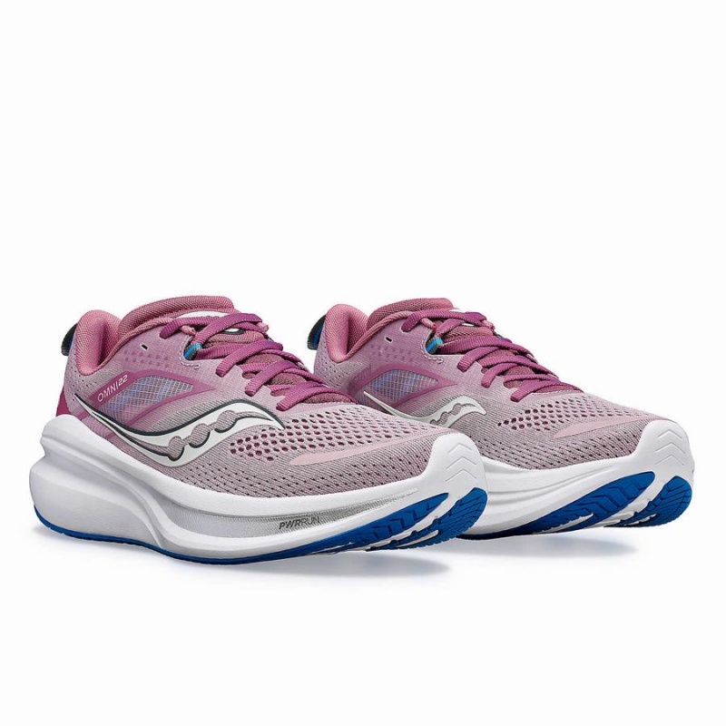 Women's Saucony Omni 22 Running Shoes Purple / Deep Blue | UAE S56819-N76