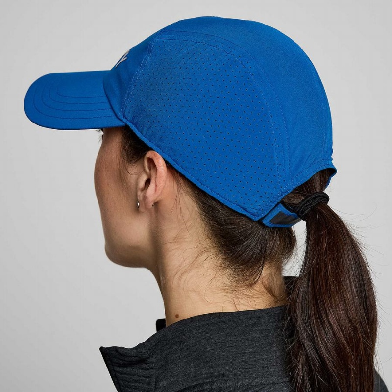 Women's Saucony Outpace Hats Blue | UAE S71639-K08