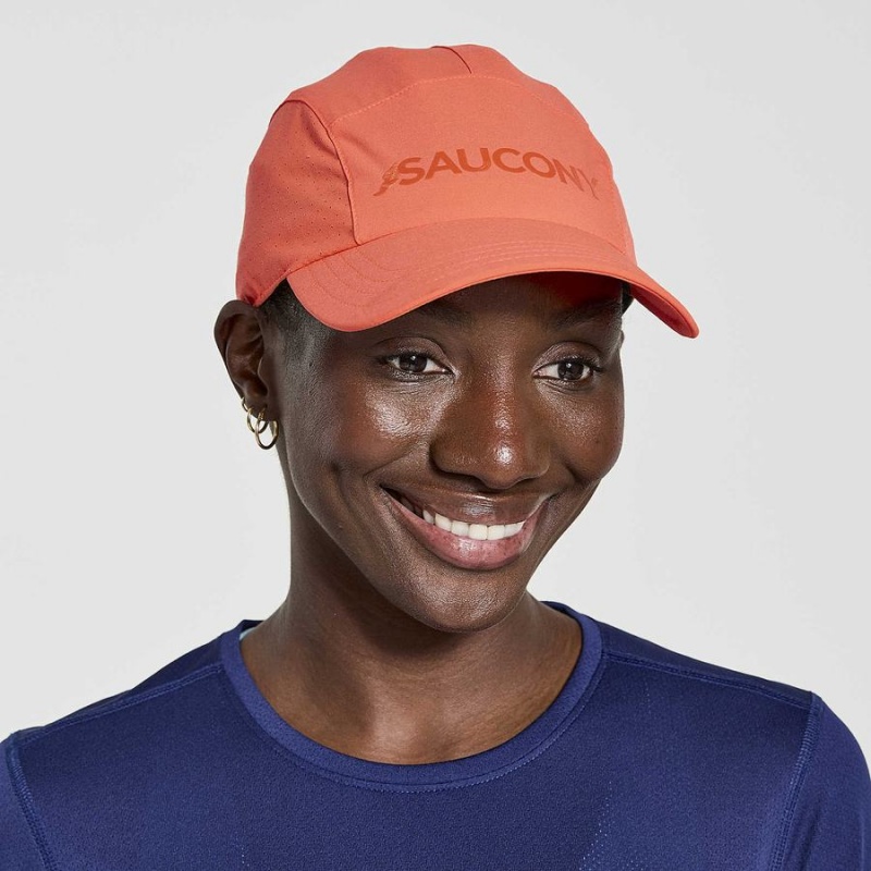 Women\'s Saucony Outpace Hats Red | UAE S25438-M57