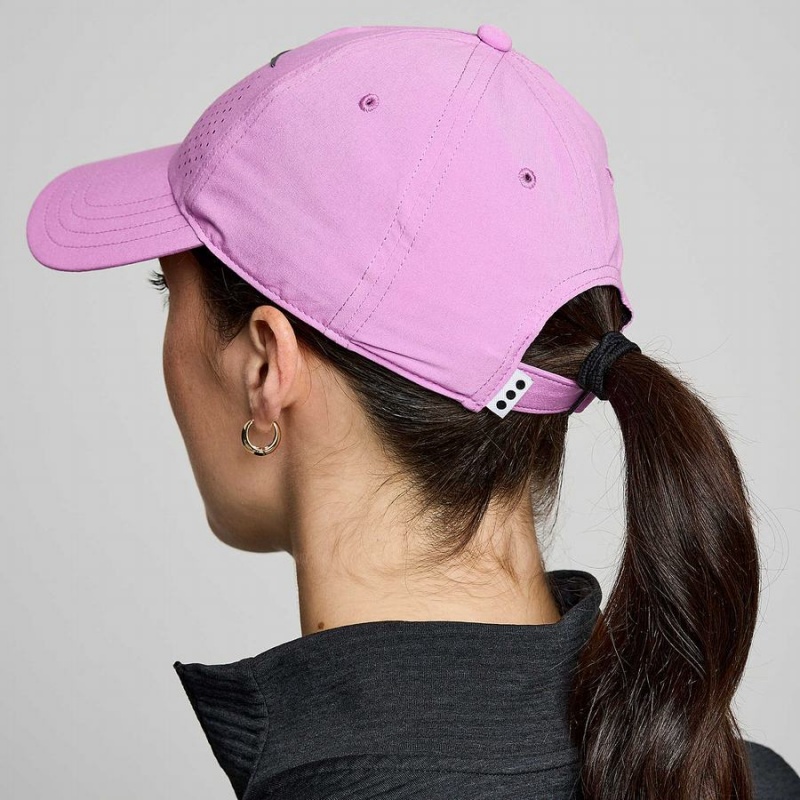 Women's Saucony Outpace Petite Hats Purple | UAE S83529-W28