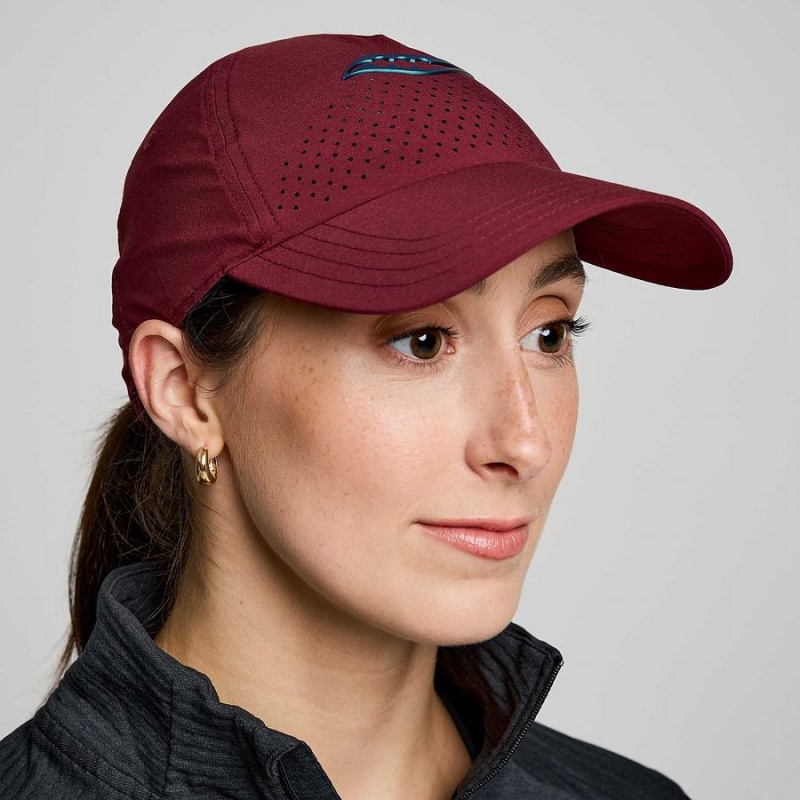 Women\'s Saucony Outpace Petite Hats Red | UAE S19026-R42