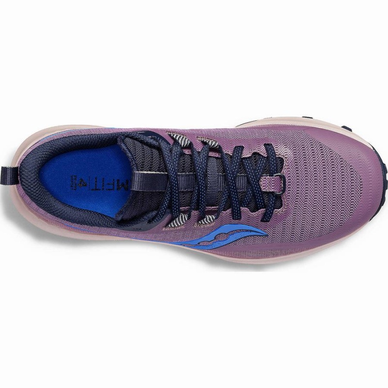 Women's Saucony Peregrine 13 Trail Running Shoes Purple / Navy | UAE S50192-J85