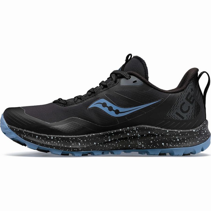 Women's Saucony Peregrine ICE+ 3 Running Shoes Black | UAE S64793-D92