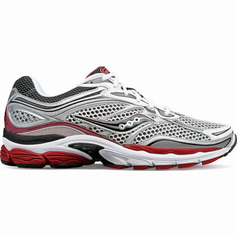 Women\'s Saucony ProGrid Omni 9 OG Sneakers White / Silver / Red | UAE S87352-E04