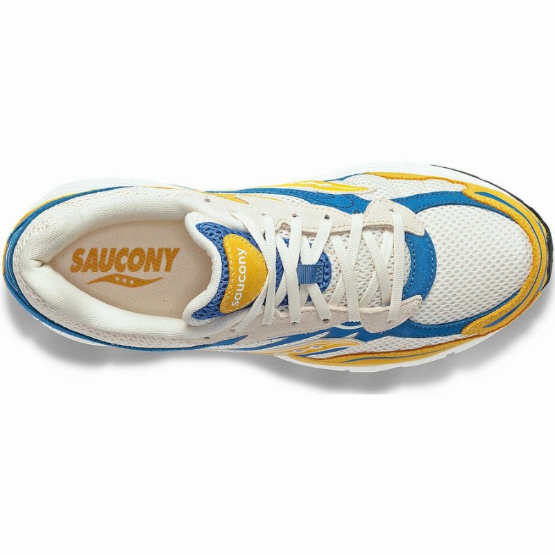 Women's Saucony ProGrid Omni 9 Premium Sneakers Cream / Yellow | UAE S95270-D15