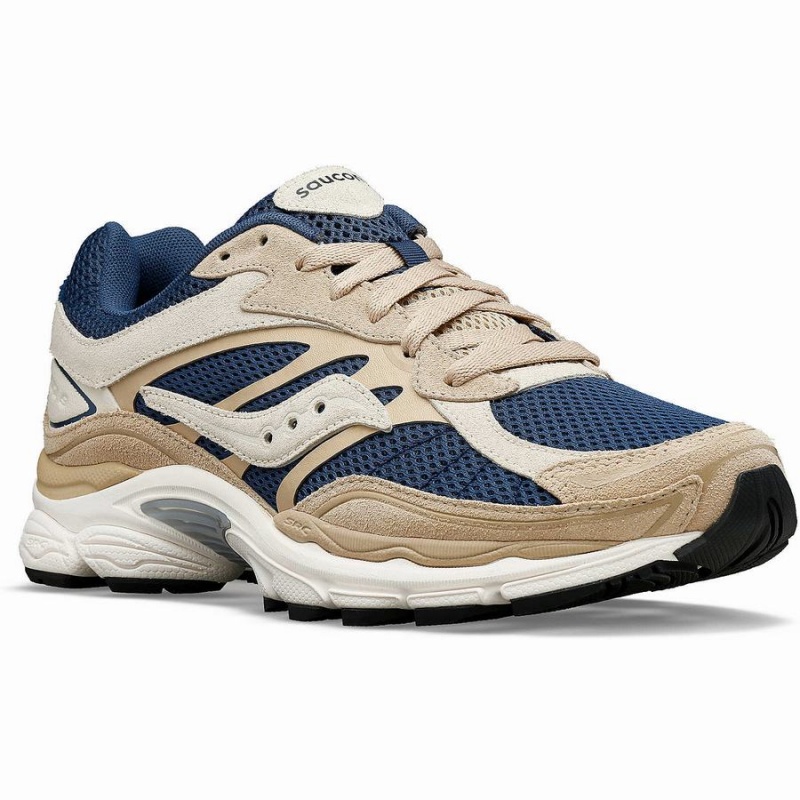 Women's Saucony ProGrid Omni 9 Premium Sneakers Beige / Blue | UAE S52093-F20