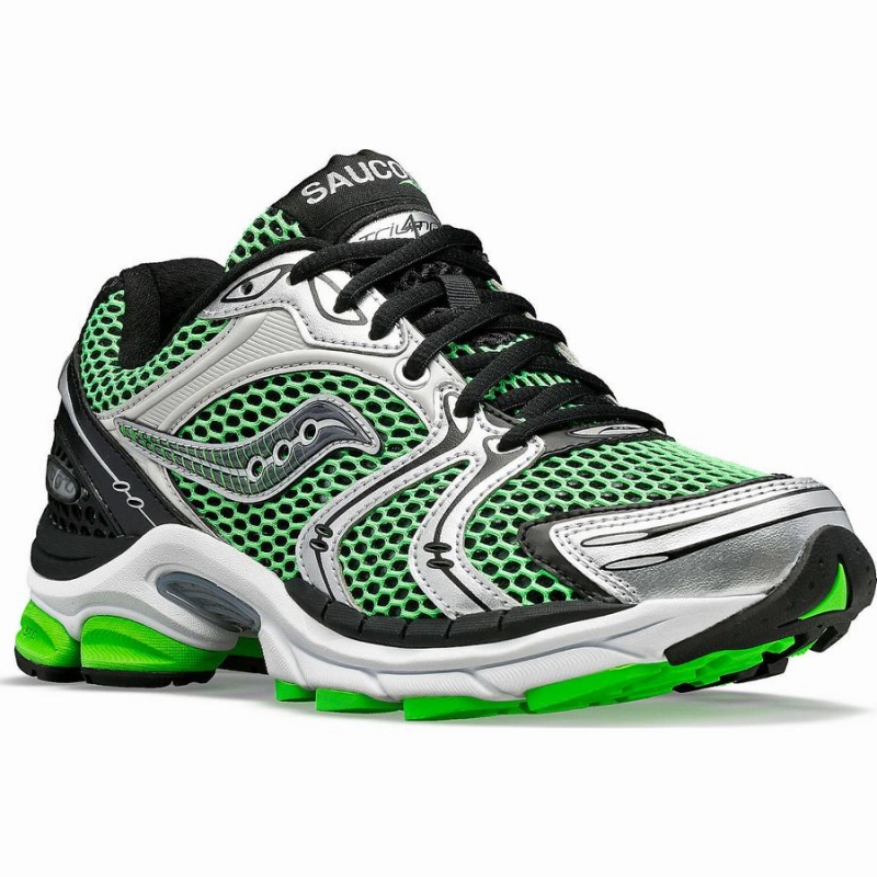 Women's Saucony ProGrid Triumph 4 Sneakers Green / Silver | UAE S48961-R06