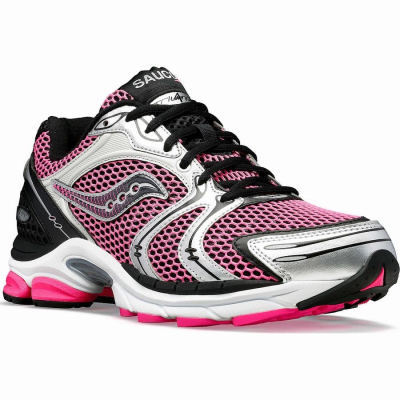 Women's Saucony ProGrid Triumph 4 Sneakers Pink / Silver | UAE S07948-P91